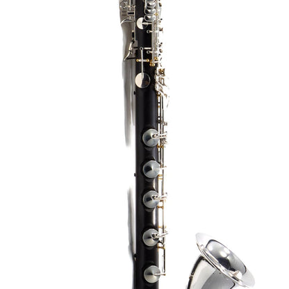 Backun Model BCLBBQG-C-SKG Q-Series Low C Bass Clarinet in Grenadilla