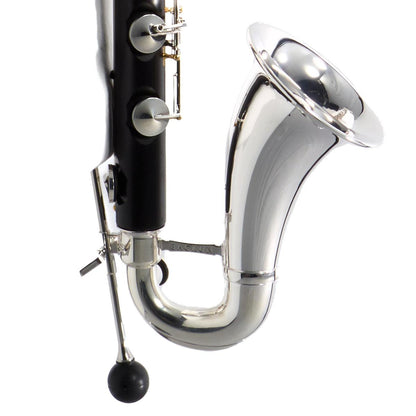 Backun Model BCLBBQG-C-SKG Q-Series Low C Bass Clarinet in Grenadilla