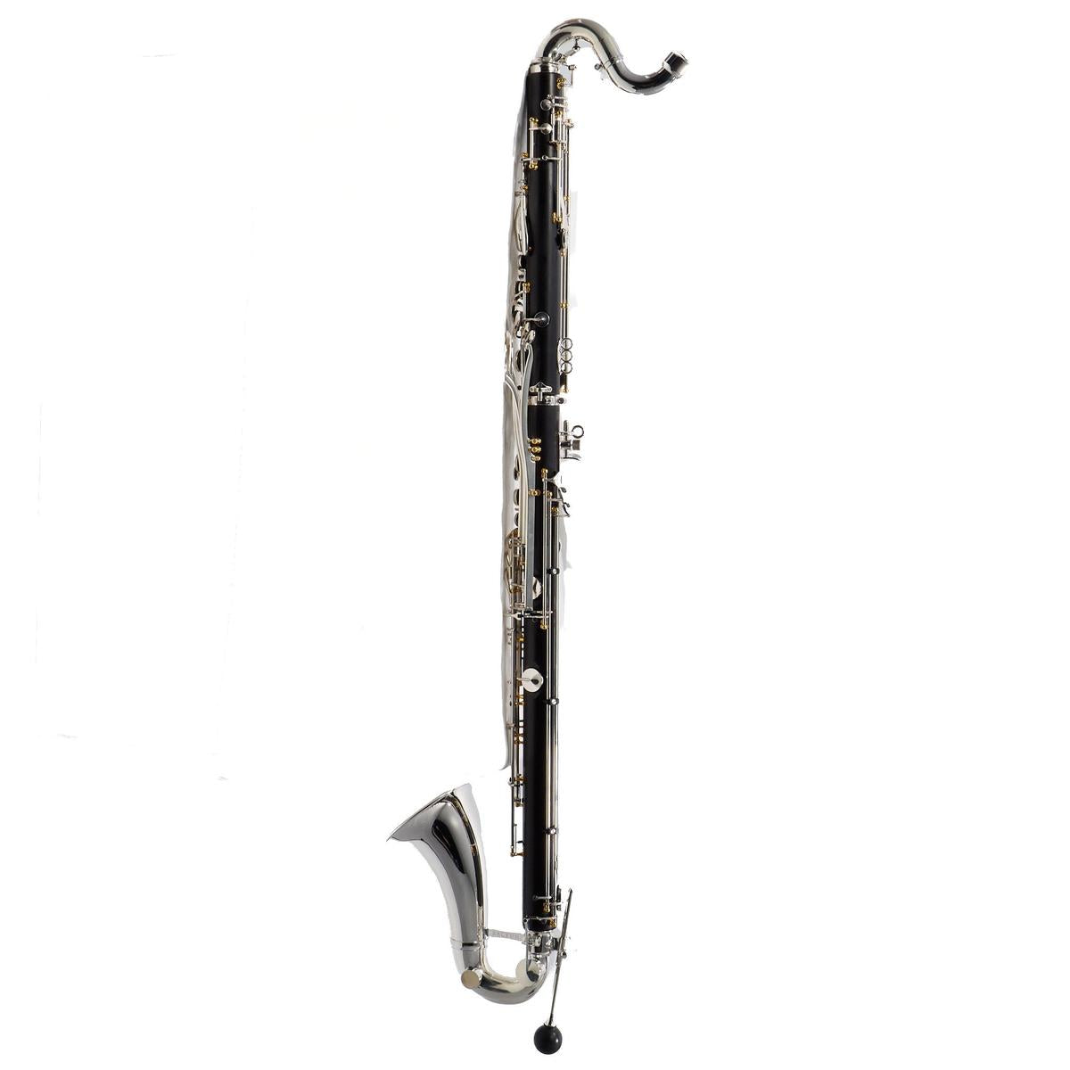 Backun Model BCLBBQG-C-SKG Q-Series Low C Bass Clarinet in Grenadilla
