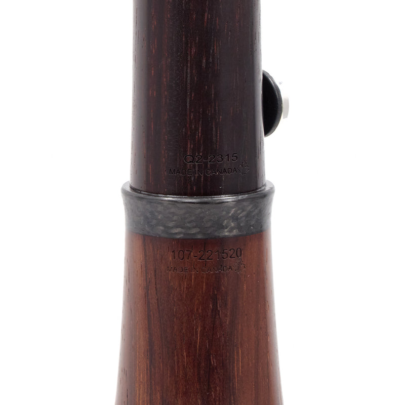 Backun Model BCLBQC-SKGE Q-Series Bb Clarinet in Cocobolo SN Q22315 OPEN BOX- for sale at BrassAndWinds.com