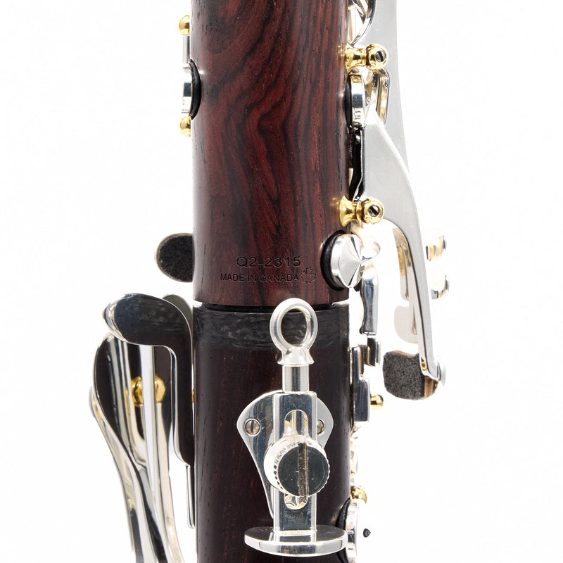 Backun Model BCLBQC-SKGE Q-Series Bb Clarinet in Cocobolo SN Q22315 OPEN BOX- for sale at BrassAndWinds.com