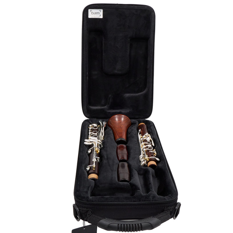 Backun Model BCLBQC-SKGE Q-Series Bb Clarinet in Cocobolo SN Q22315 OPEN BOX- for sale at BrassAndWinds.com