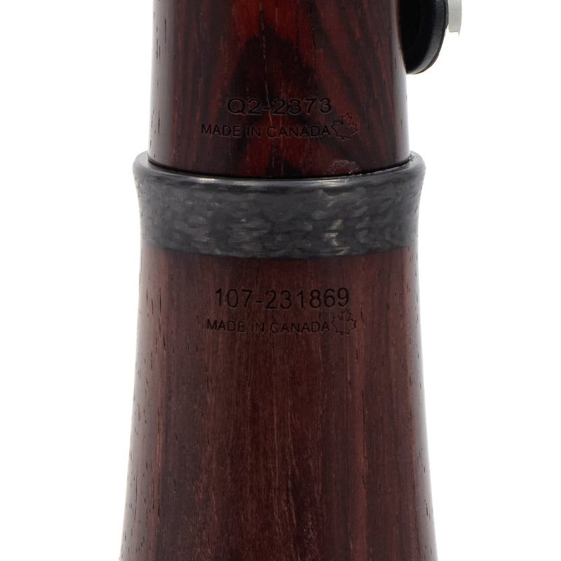 Backun Model BCLBQC-SKGE Q-Series Professional Bb Clarinet in Cocobolo SN Q22373 OPEN BOX- for sale at BrassAndWinds.com