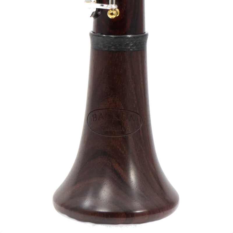 Backun Model BCLBQC-SKGE Q-Series Professional Bb Clarinet in Cocobolo SN Q22373 OPEN BOX- for sale at BrassAndWinds.com