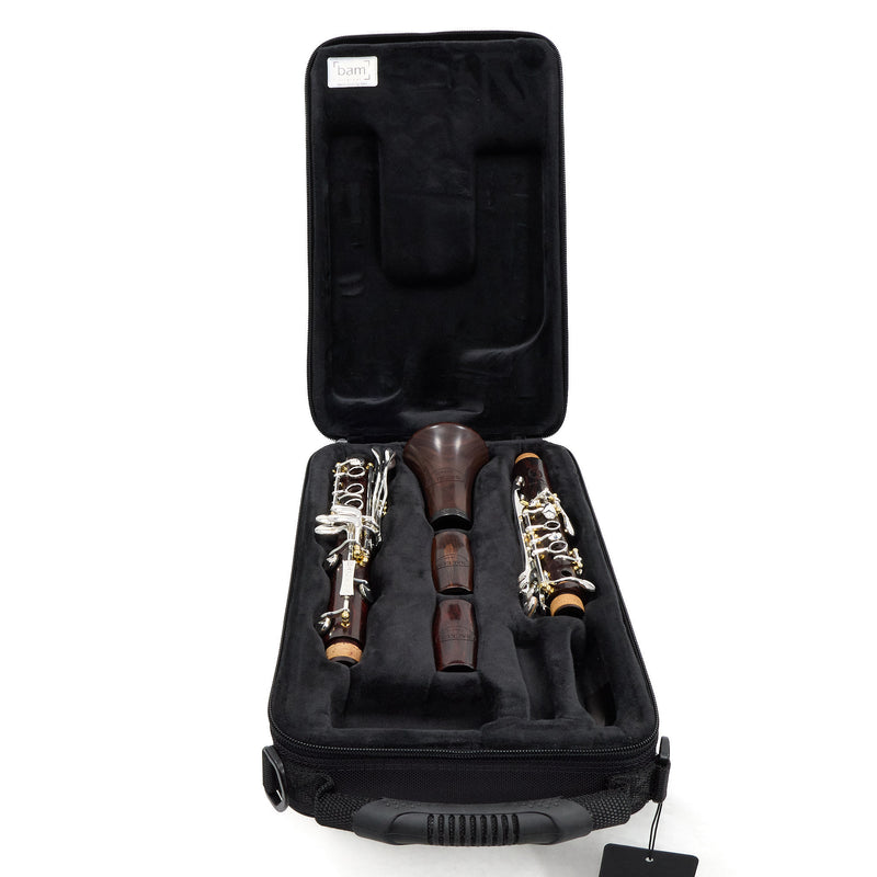 Backun Model BCLBQC-SKGE Q-Series Professional Bb Clarinet in Cocobolo SN Q22373 OPEN BOX- for sale at BrassAndWinds.com