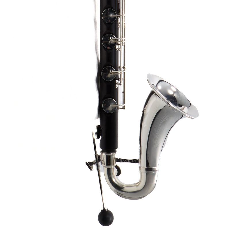 Backun Q-Series Grenadilla Bass Clarinet with Range to Low C SN QLC0264 OPEN BOX- for sale at BrassAndWinds.com