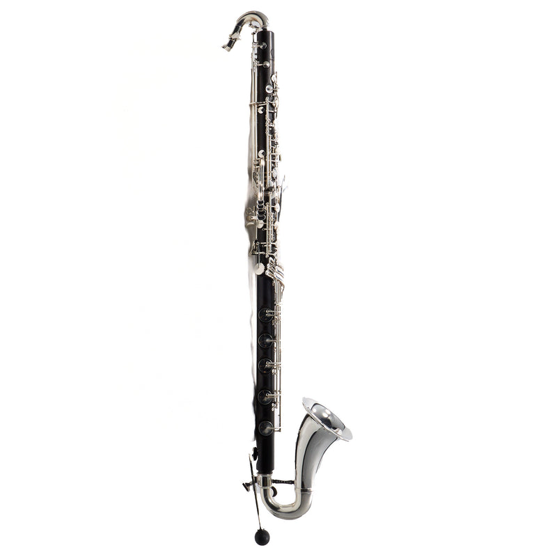 Backun Q-Series Grenadilla Bass Clarinet with Range to Low C SN QLC0264 OPEN BOX- for sale at BrassAndWinds.com
