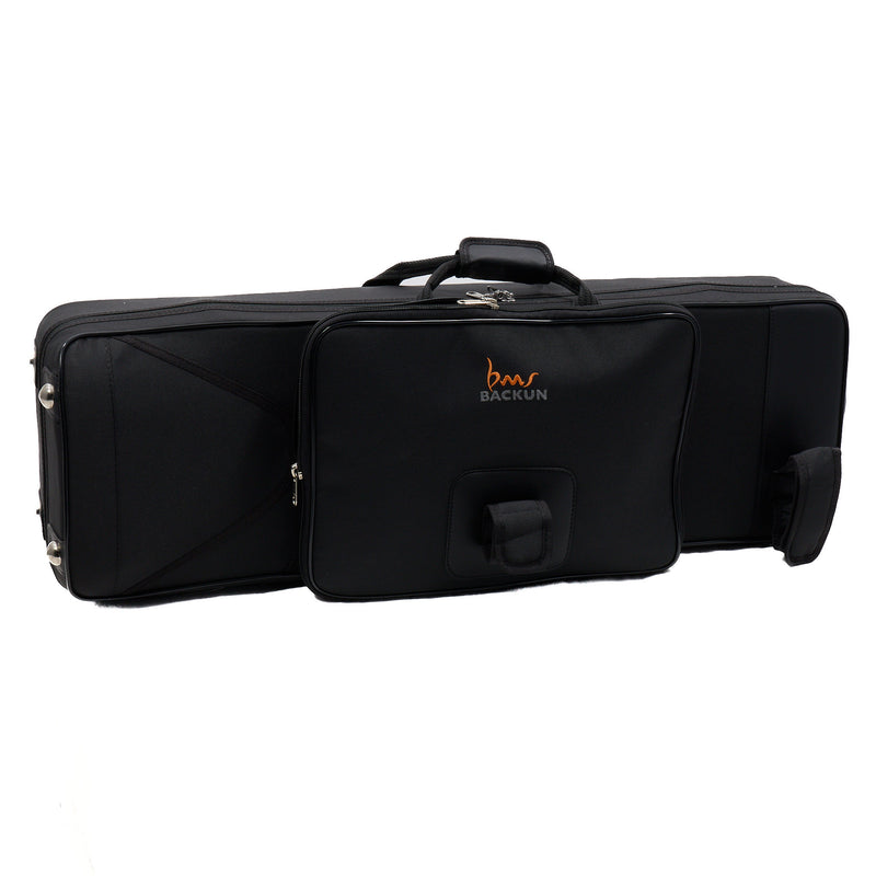 Backun Q-Series Grenadilla Bass Clarinet with Range to Low C SN QLC0264 OPEN BOX- for sale at BrassAndWinds.com