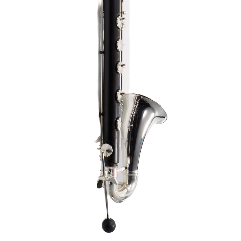 Backun Q-Series Grenadilla Bass Clarinet with Range to Low C SN QLC0264 OPEN BOX- for sale at BrassAndWinds.com