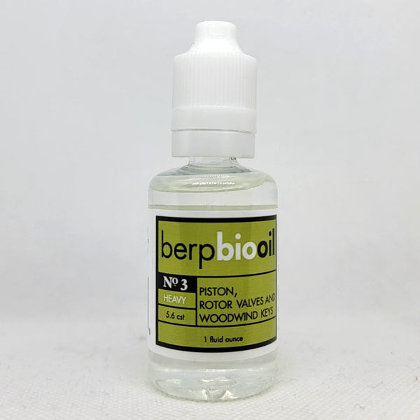 Berp BioOil for Pistons and Rotor Valves - 1 Oz. #3 (Heavy)- for sale at BrassAndWinds.com