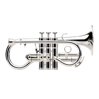Besson BE924G-2-0 'Sovereign' Professional Eb Cornet in Silver Plate