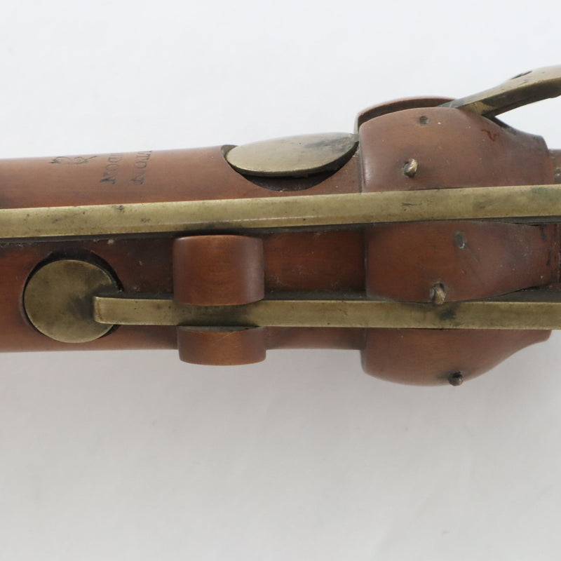 Bilton of London Bb Boxwood Clarinet Circa 1830 HISTORIC COLLECTION- for sale at BrassAndWinds.com