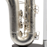 Buescher 400 Top Hat & Cane Tenor Saxophone in Satin Silver SN 309409 EXQUISITE- for sale at BrassAndWinds.com