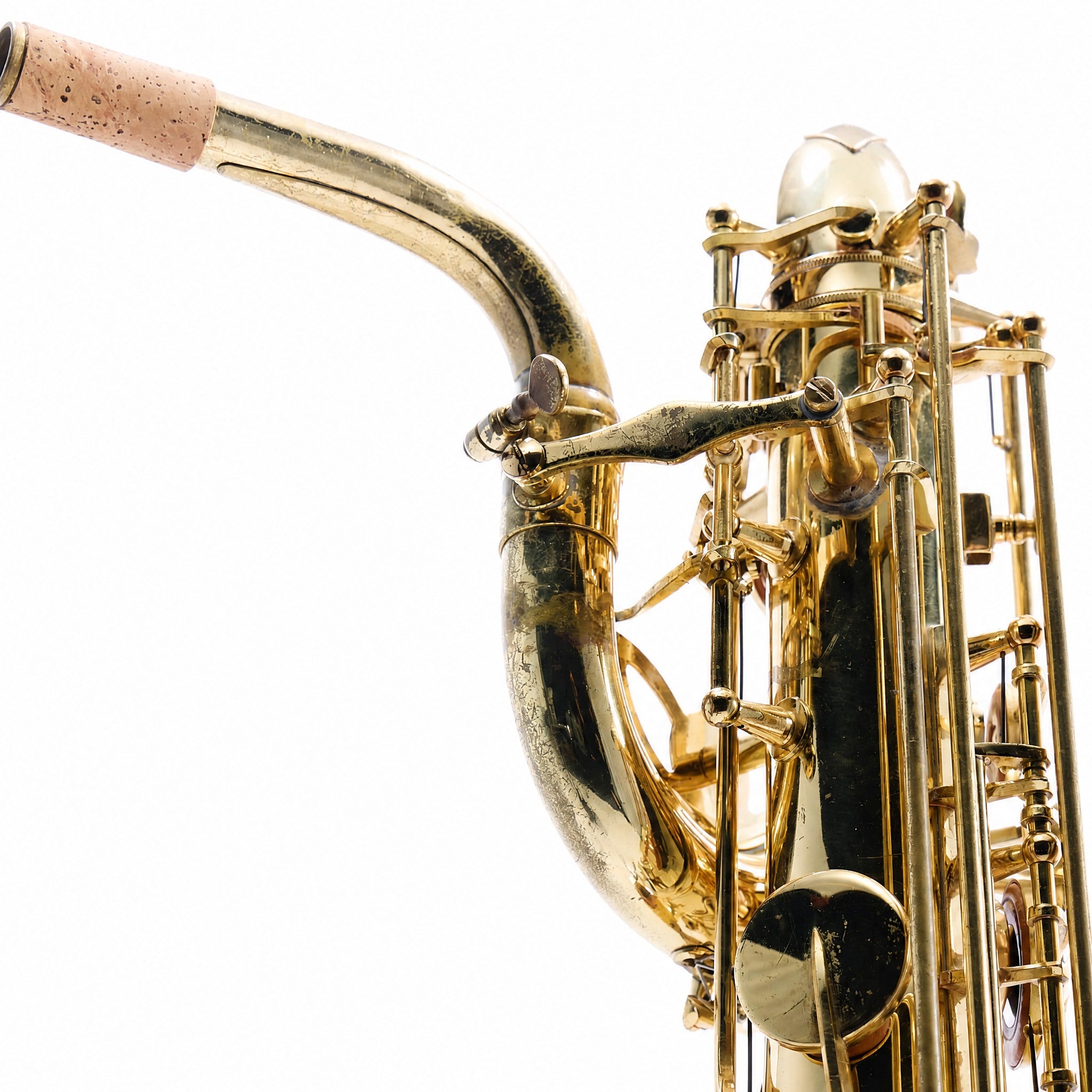 Buescher BU-6 Eb Baritone Saxophone in Gold Lacquer