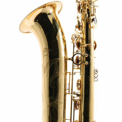 Buescher BU-6 Eb Baritone Saxophone in Gold Lacquer
