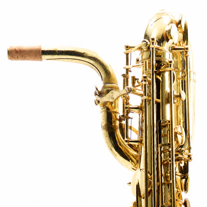 Buescher BU-6 Eb Baritone Saxophone in Gold Lacquer