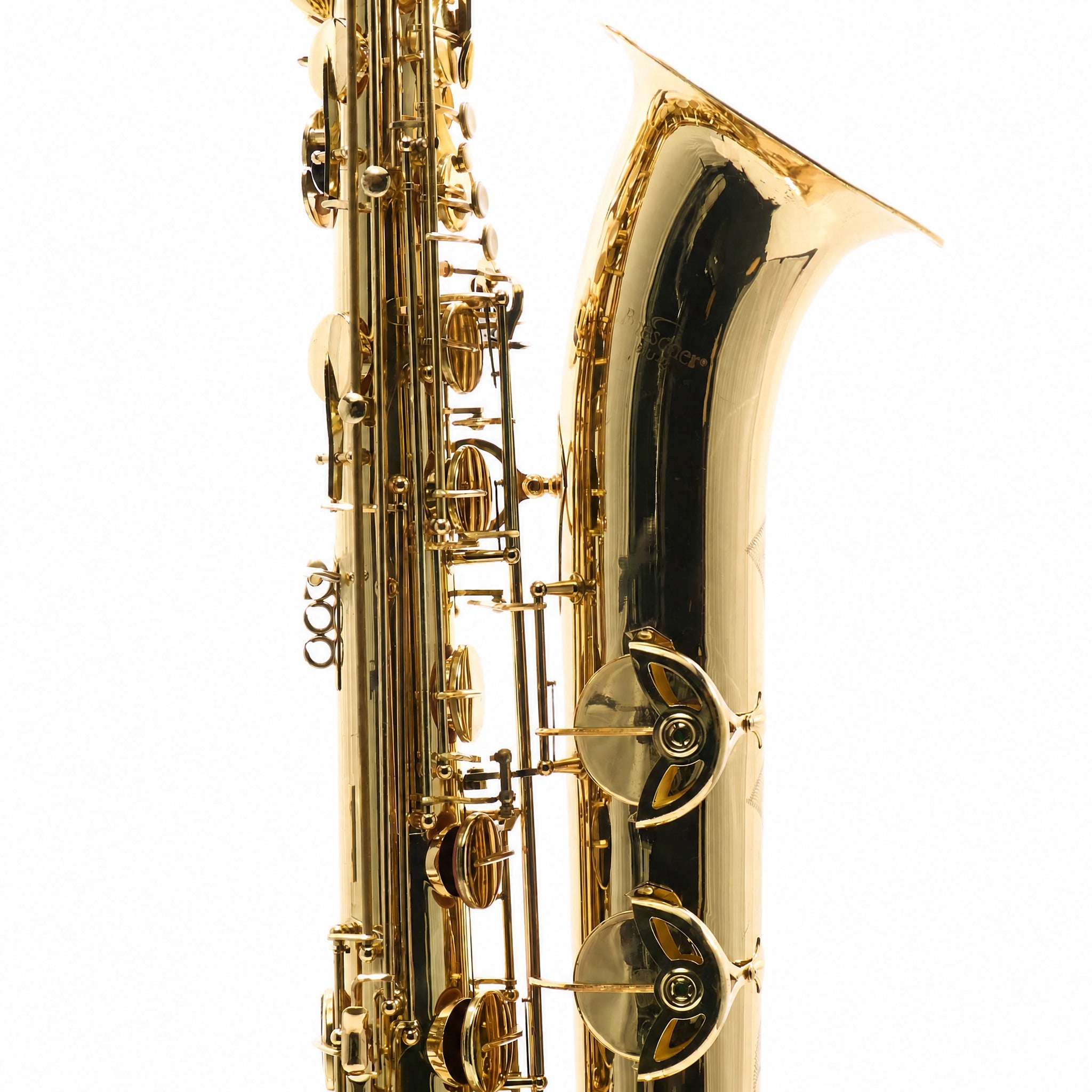 Buescher BU-6 Eb Baritone Saxophone in Gold Lacquer