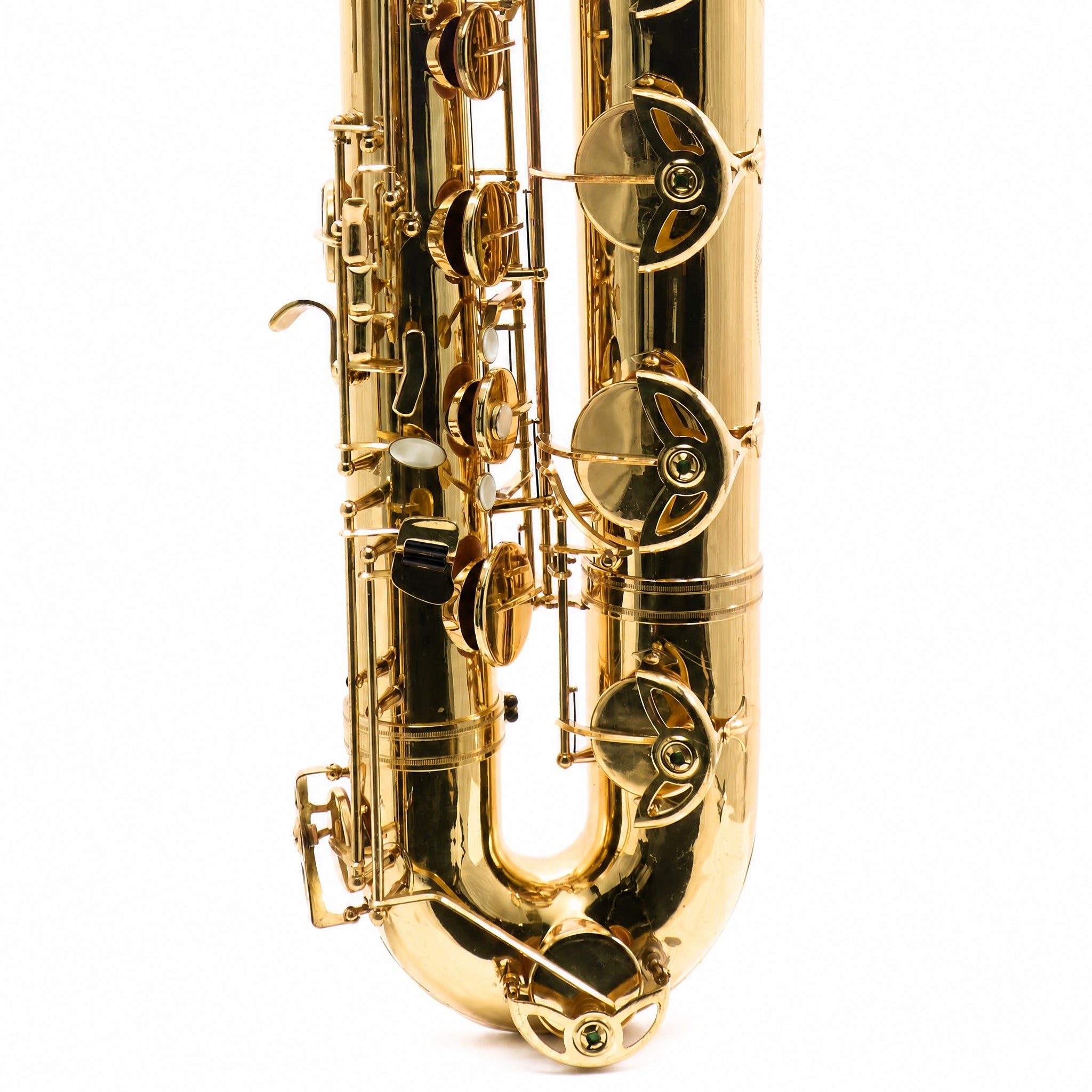 Buescher BU-6 Eb Baritone Saxophone in Gold Lacquer