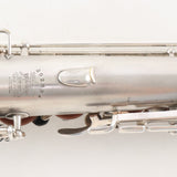 Buescher Straight Alto Saxophone SN 202634 ORIGINAL SILVER PLATE- for sale at BrassAndWinds.com