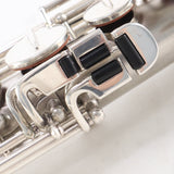 Buescher Straight Alto Saxophone SN 202634 ORIGINAL SILVER PLATE- for sale at BrassAndWinds.com