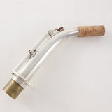 Buescher Straight Alto Saxophone SN 202634 ORIGINAL SILVER PLATE- for sale at BrassAndWinds.com