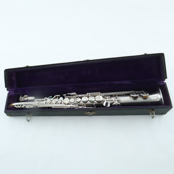 Buescher Tilt-Bell Soprano Saxophone SN 204674 GORGEOUS- for sale at BrassAndWinds.com