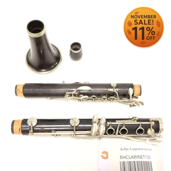 Buffet Crampon A Clarinet, Boehm System HISTORIC COLLECTION