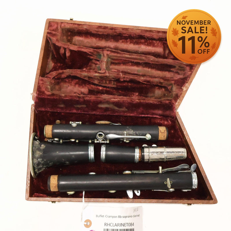 Buffet Crampon Bb Soprano Clarinet, circa 1920 HISTORIC COLLECTION