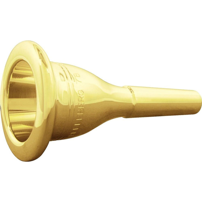 C.G. Conn 1207BGP Helleberg 7B Mouthpiece in Gold Plate BRAND NEW- for sale at BrassAndWinds.com