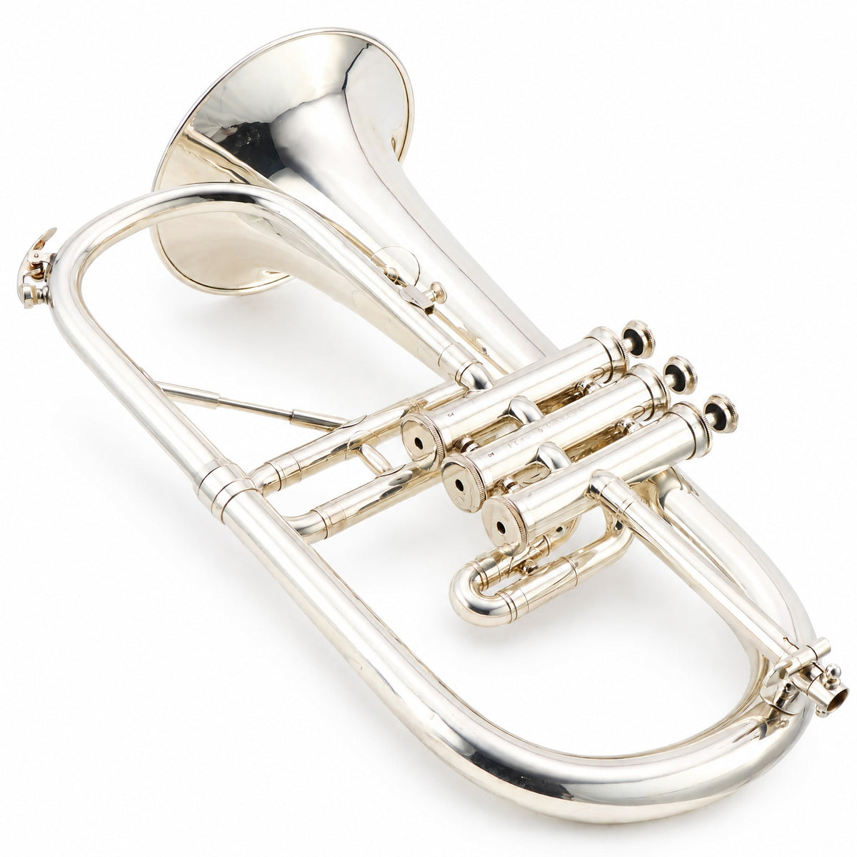 C.G. Conn 25A Professional Flugelhorn in Silver Plate