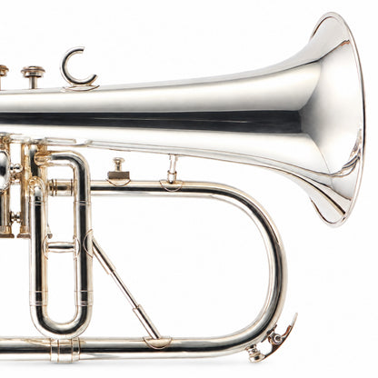 C.G. Conn 25A Professional Flugelhorn in Silver Plate