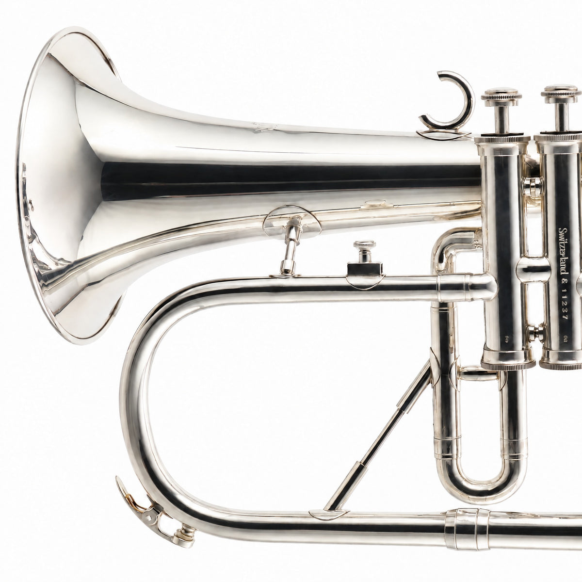 C.G. Conn 25A Professional Flugelhorn in Silver Plate