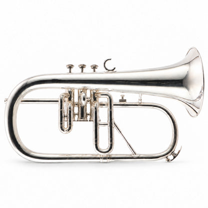 C.G. Conn 25A Professional Flugelhorn in Silver Plate