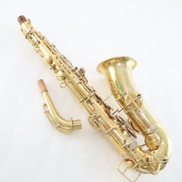 C.G. Conn Alto Saxophone in Gold Plate SN 55756 FULL OVERHAUL- for sale at BrassAndWinds.com