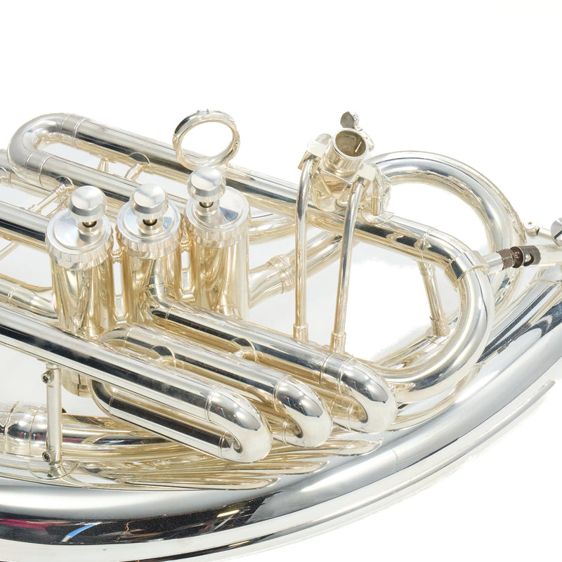 C.G. Conn Model 20KSPW Brass Sousaphone in Silver Plate SN 660562 EXCELLENT- for sale at BrassAndWinds.com