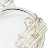 C.G. Conn Model 20KSPW Brass Sousaphone in Silver Plate SN 660562 EXCELLENT- for sale at BrassAndWinds.com