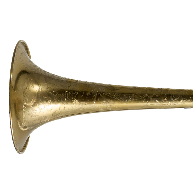C.G. Conn Model 60H 'Preacher's Trombone' in C SN 248641 CUSTOM ENGRAVED GOLD PLATE- for sale at BrassAndWinds.com