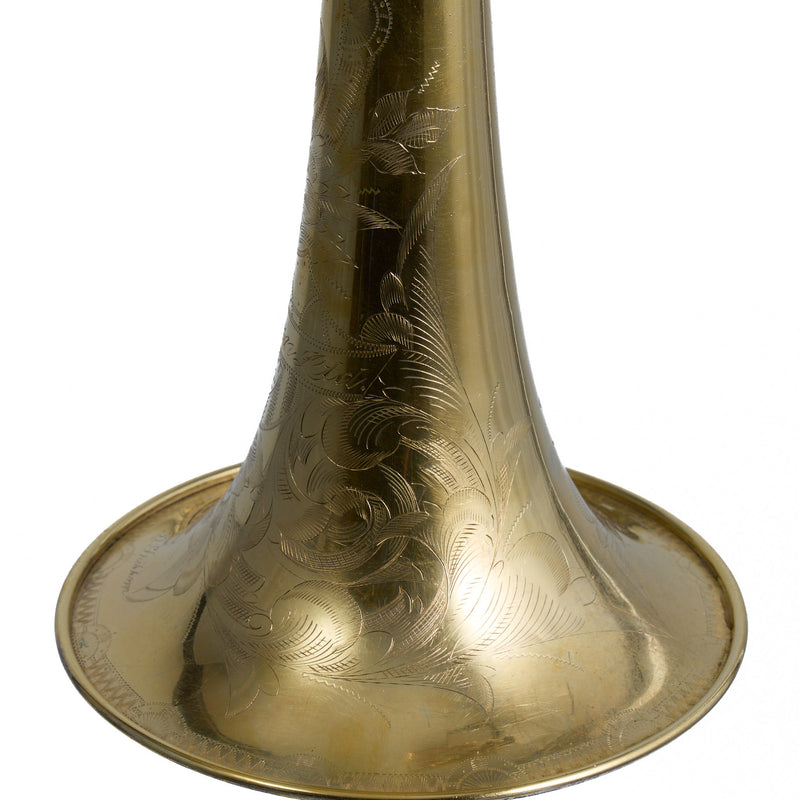 C.G. Conn Model 60H 'Preacher's Trombone' in C SN 248641 CUSTOM ENGRAVED GOLD PLATE- for sale at BrassAndWinds.com