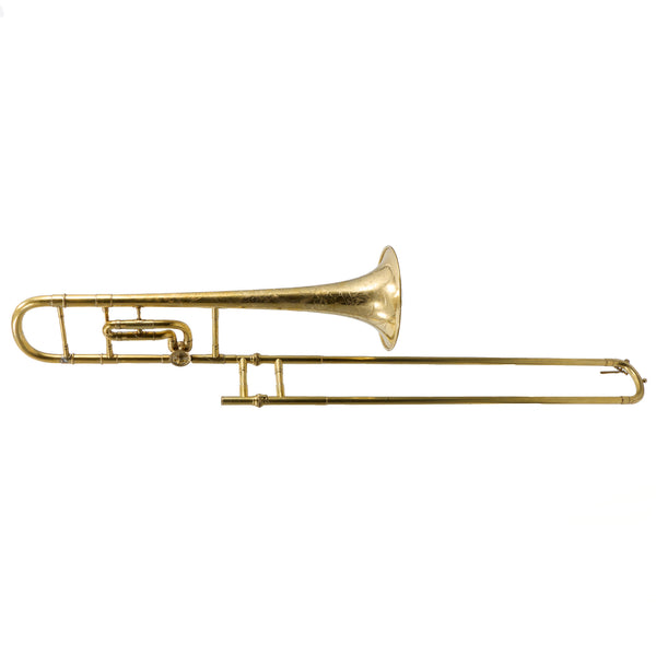 C.G. Conn Model 60H 'Preacher's Trombone' in C SN 248641 CUSTOM ENGRAVED GOLD PLATE- for sale at BrassAndWinds.com