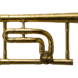 C.G. Conn Model 60H 'Preacher's Trombone' in C SN 248641 CUSTOM ENGRAVED GOLD PLATE- for sale at BrassAndWinds.com