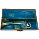 C.G. Conn Model 6H Vintage .500 Bore Tenor Trombone SN 748151 ELKHART- for sale at BrassAndWinds.com