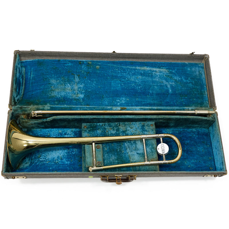 C.G. Conn Model 6H Vintage .500 Bore Tenor Trombone SN 748151 ELKHART- for sale at BrassAndWinds.com