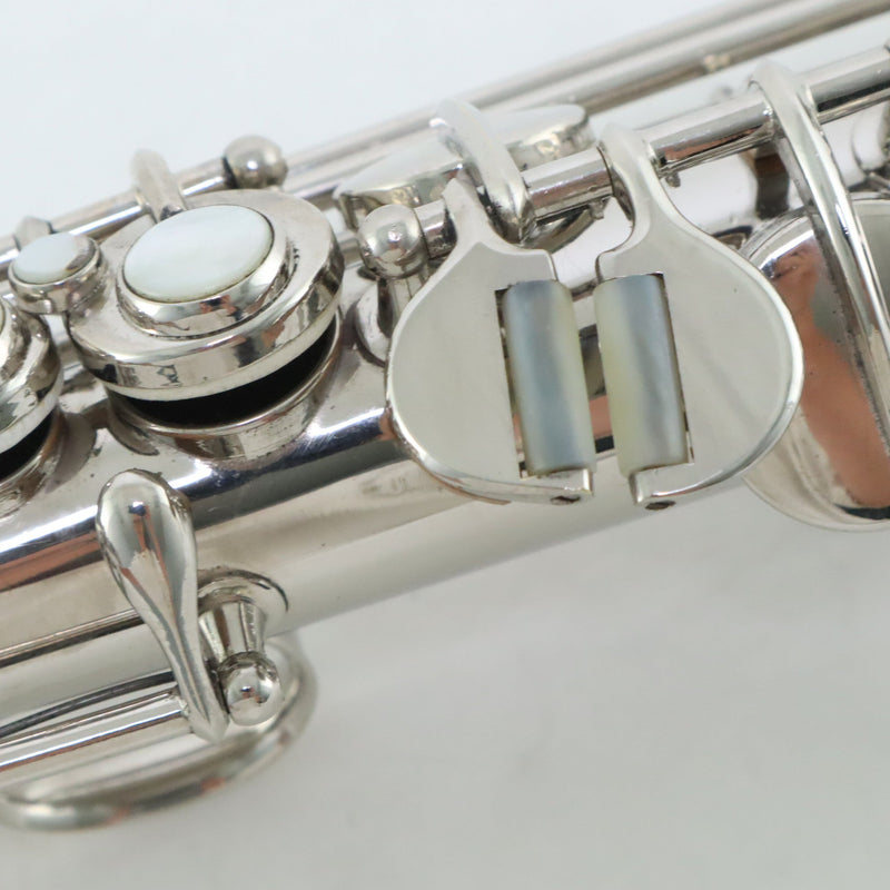 C.G. Conn New Wonder II Eb Sopranino Saxophone in Nickel Plate SN 154007 GORGEOUS- for sale at BrassAndWinds.com