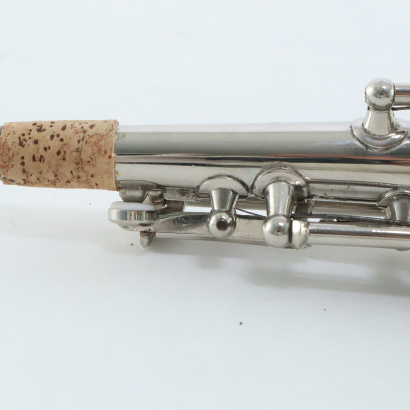 C.G. Conn New Wonder II Eb Sopranino Saxophone in Nickel Plate SN 154007 GORGEOUS- for sale at BrassAndWinds.com