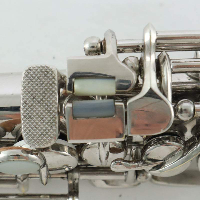 C.G. Conn New Wonder II Eb Sopranino Saxophone in Nickel Plate SN 154007 GORGEOUS- for sale at BrassAndWinds.com
