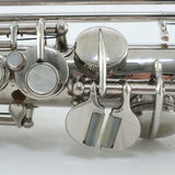 C.G. Conn New Wonder II Eb Sopranino Saxophone in Nickel Plate SN 154007 GORGEOUS- for sale at BrassAndWinds.com