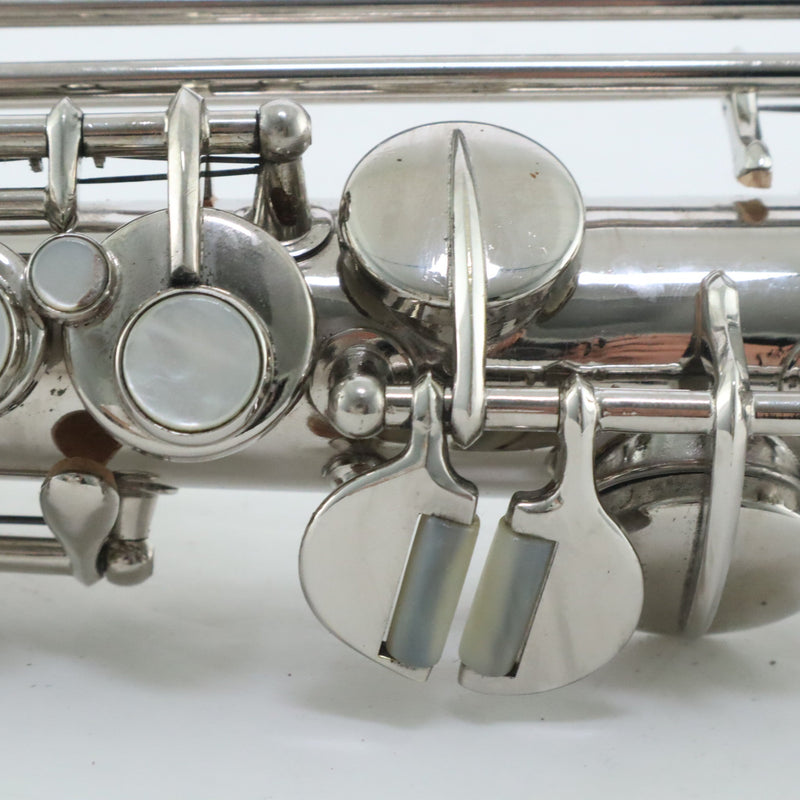 C.G. Conn New Wonder II Eb Sopranino Saxophone in Nickel Plate SN 154007 GORGEOUS- for sale at BrassAndWinds.com
