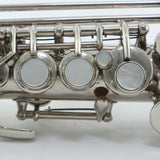 C.G. Conn New Wonder II Eb Sopranino Saxophone in Nickel Plate SN 154007 GORGEOUS- for sale at BrassAndWinds.com