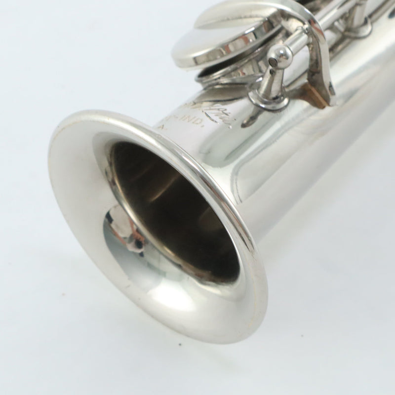 C.G. Conn New Wonder II Eb Sopranino Saxophone in Nickel Plate SN 154007 GORGEOUS- for sale at BrassAndWinds.com