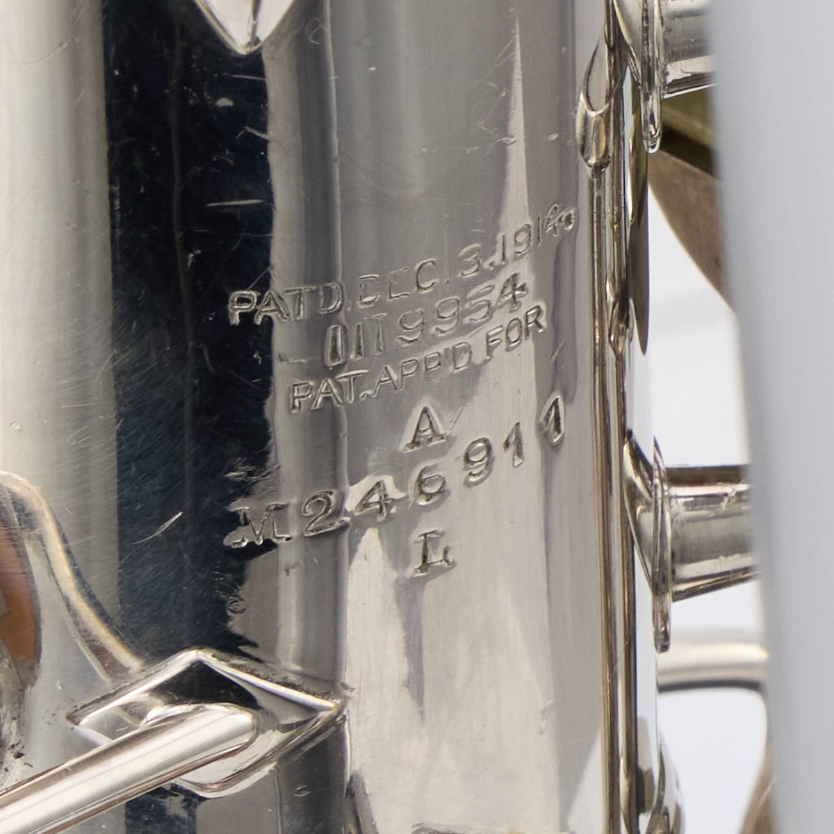 C.G. Conn Transitional Professional Alto Saxophone in Silver Plate